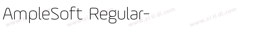 AmpleSoft Regular字体转换